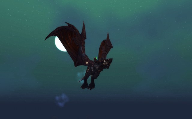 Rusted Proto-Drake on a Moon-lit night